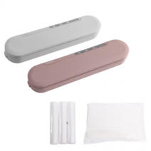 가정용진공포장기 진공포장기계 전자동, 포장비닐 롤3팩+파우치100매 (진공기x)