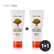 [몽프라] 향기 가득 키즈 이지워시 썬크림 60ml 1+1 (MF)