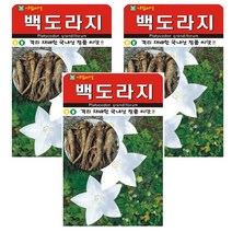 백도라지 씨앗 3개입, 1개