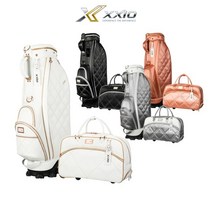 [젝시오] [던롭코리아 정품] 2022년형 럭셔리 여성 캐디백세트 [GGC-21076i/, 색상:블랙