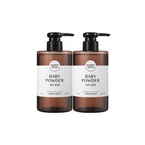 해피바스 오리지널 핸드워시 베이비파우더 300ml x2개