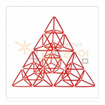 시에르핀스키 피라미드(정삼각2단계)