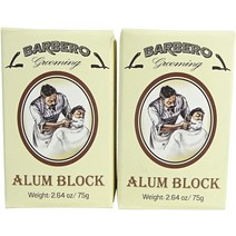 바르베로 Alum Block 알룸 명반 블록 75g 2개, 기본