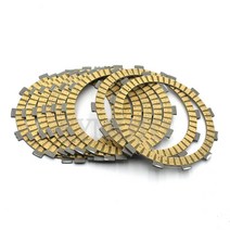 8 PCS 오토바이 클러치 마찰 디스크 플레이트 야마하 XV1100 XV1100S XVS1100 XVS1100A XVS1100AT XVS1100AW V 스타 V스타 1100 호환, 02 paper