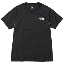 일본발송 The North Face(노스페이스) NT12082 Mens Cut and Sew Ampere Short-Sleeve Crew Neck T-Shirt With Side