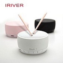 아이리버 감성 휴대용 컴팩트 블루투스 스피커 가게 디자인 PC 고음질 매장, 블랙