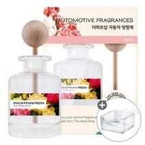 더허브샵 송풍구 차량용 디퓨저 방향제, 1개, 잉글리쉬페어&프리지아