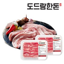 [도드람한돈]삼겹살 구이용 500g 2팩 (총 1kg), 2개
