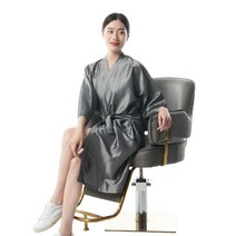 실크 미용 가운 10장 세트 미용실 이발 가운 컷트보 염색보 바버샵 헤어보, 샴페인x10장
