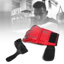 UFC글러브 오픈핑거 이종격투기 장갑 복싱 글러브, 블루