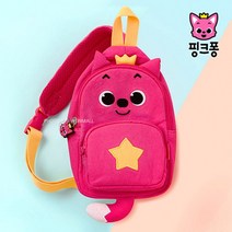 핑크퐁 슬링백(핑크) 핸드폰 가방 캐릭터 유아 크로스백