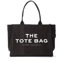 마크 제이콥스 여성용 라지 토트백 블랙 원 사이즈