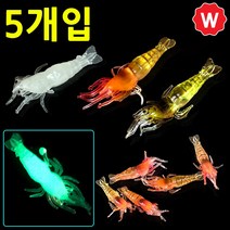 볼락 송어 우럭 갈치 풀치 바늘 밑밥 크릴 새우 미끼 미끼통 바늘 풀치웜 볼락웜 바다 민물 낚시 인조새우, 스몰새우베이트 레드