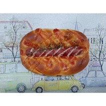 [우리들베이커리] 수제빵 소세지빵 75g, 10개