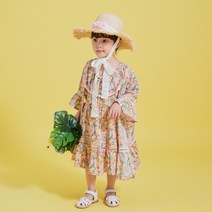 치크(CHEEK) #오프숄더 하와이안원피스_핑크/아이보리