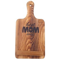 원목도마 나무도마 플레이팅도마 플레이팅나무도마선물 엄마 생일 나무 절단 보드 조리법 요리책 Ipad 태블, 01 초콜렛