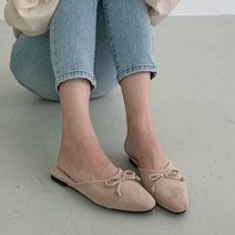 스웨이드v1b3234 뮬[ZX1 -3333[여성FREE1P+ n3234 블로퍼[ZX1 -3335]슬리퍼 리본장식 플랫식품가구(반품불가)