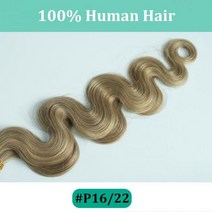 다크 브라운 웨이브 클립 인 헤어 익스텐션 10 개 160g 트리플 웨프트 바디 웨이브 레미 클립 실제 인모 익스텐션 풀 헤드 클립, P16-22, 18 inches_10Pcs 160G