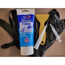 크랙필러 틈새 메꾸미 깨진 타일 금간 벽 보수 접착제 보수제 퍼티 빠데 구멍 메우기 세트, 세트형C-백색(실리콘)