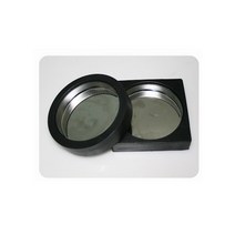 탁상용 스텐레스 재털이 1p 미끄럼방지 재떨이 포굿드라이브, 원형1p