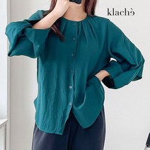 클라셰 클라셰 (77까지)로즈퍼프버튼블라우스_CB2FBL089A