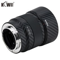Sony FE 50mm F1.8 (SEL50F18F) 렌즈 및 ALC-SH146 렌즈 후드 안티 슬라이드 스킨 가드 3M 스티커 용 스크래치 방지 탄소 섬유 필름