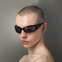 선글라스 Y2K 패션 여성 선글라스 유행 스팀 펑크 선글라스 Cozmo 컬러 렌즈 고딕 Y2K 히피 빈티지 선글라스