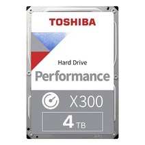 [도시바] TOSHIBA X300 4TB HDWR440 Refresh (3.5HDD/ SATA3/ 7200rpm/ 256MB/ PMR)