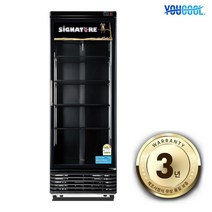 3년무상보증 국내산 1등급 KRF-460R 올블랙 전국직접배송설치 음료수 쇼케이스 냉장고 주류 꽃 유리 음료 진열 냉장고 업소용 냉동 냉장 쇼케이스, KRF-460PR