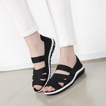 쫀쫀 우븐 발편한 여름 운동화 샌들 2cm