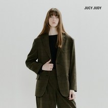 J체크패턴루즈핏자켓 JVJK726O