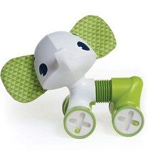 Tiny Love Rolling Toys 코끼리 장난감 피규어 콘서티나 바디와 많은 재미와 놀이 옵션이 있는 귀여운 롤, 단색