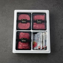CJ [2023추석선물세트]정품진 한우 상차림 세트 1.8kg 귀한 명절선물, 3개