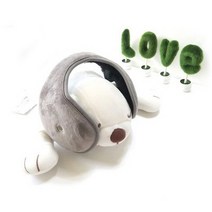 포근하고 부드러운 청음 왕 귀마개(남여공용) 방한 왕귀마개_블랙 그레이