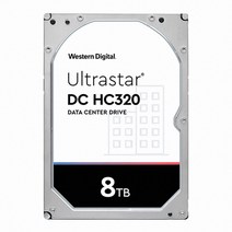WD Ultrastar DC HC320 (HUS728T8TAL5204) 3.5 SAS HDD (8TB (AS5년)), 1개, 0GB, 선택하세요