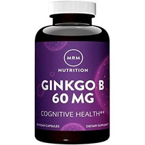 미국직구 MRM 은행나무 B 60mg 60채소 캡슐, 수량, 상세참조