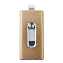 [해외] OTG USB 플래시 드라이브 USB2.0 폰IPADIOS안 드 로이드PC 64 GB 32 기가 바이트 16 기가 바이트 128 기가 바이트 펜 드라이브 3 1 고속 PE, 64GB Y02-USB2.0-Gold
