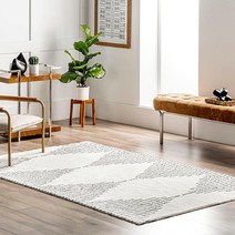 NuLOOM Christa 다이아몬드 세탁기 세탁 가능한 샤그 부분 러그 152.4 x 243.8cm5 USA 미국