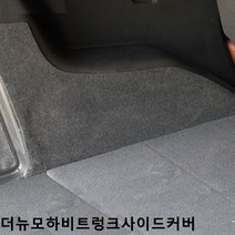 트렁크사이드커버 더뉴모하비 퓨얼커버 스크래치방지, audrey66 5인승스피커유