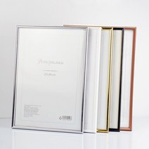 A4 심플액자 인테리어 탁상 벽걸이 아크릴 투명액자 프레임, GS0300318B블랙