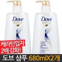 대용량 머릿결을 건강하게 도브샴푸 680mlX2개 인텐스 리페어, 대용량 도브샴푸  인텐스 리페어 680mlX2개