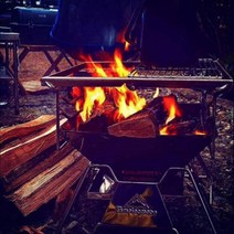 4-5인용 접이식 그릴 화로대 중형 BBQ그릴 펜션필수품 피크닉필수품