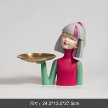 조형물 장식 카페 마당 인테리어 호텔 북유럽 패션 그림 조각 홈 공예 데스크탑 입상 룸 침실, J