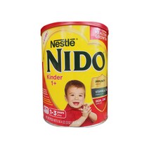 Nestle 미국 네슬레 니도 킨더 분유 1+ 영유아 용 Nido Kinder (1-3Years) 1.6kg, 1팩