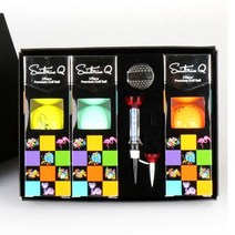 카시야 골프 선물 세트 골프 기프트 세트 컬러 9구 B, 엘라스틱싱글골프티:경사수평볼마커