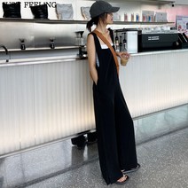 JUST FEEL!NG 여름/멜빵 바지/루즈핏/와이드/점프수트/여성/아이스/냉감/팬츠 빅사이즈 모음