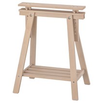 이케아 미트바크 테이블버팀다리 트레슬 내추럴 58x35x(70-93)cm 자작나무원목