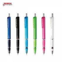 제브라 델가드 샤프 0.3 0.5 0.7 샤프(6컬러), 0.3mm-블랙