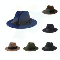 J.ROM 모직 리본 명품페도라 명품중절모 남자패션모자 페도라햇 파나마햇 와이드페도라