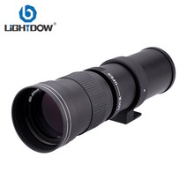 420-800mm F8.3 SLR 수동 카메라 롱 줌 초망원렌즈 탐조 새사진 풍경 캐논 니콘 후지 펜탁스 마운트, 소니 E마운트 (풀프레임) + 블랙